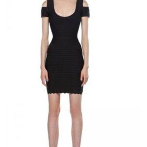 Herve Leger black dress